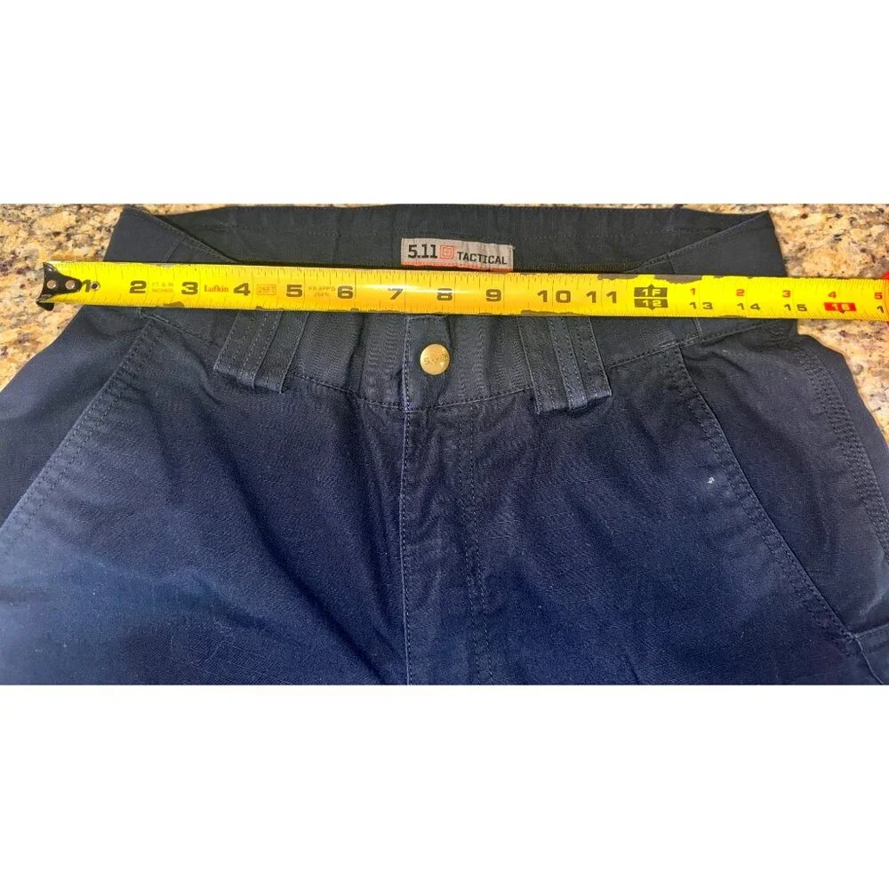 5.11 Tactical Navy Blue Cargo Pants W/ Multiple Pockets Womens/Mens 30X36 Combat